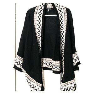 Aqua Wool Cape